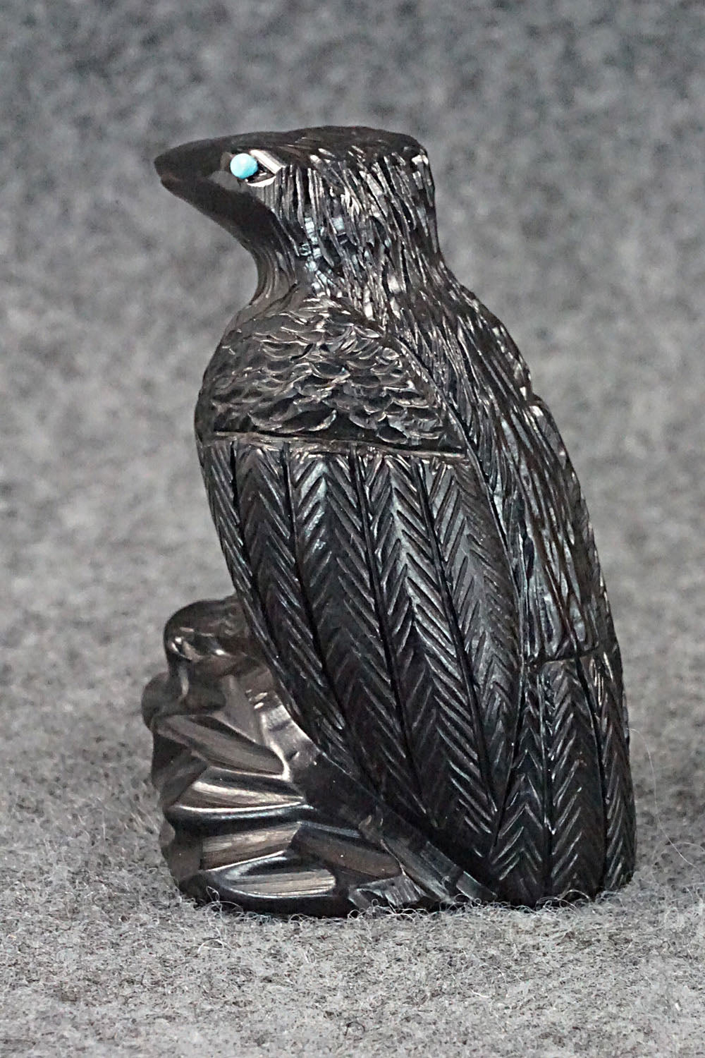 Crow Zuni Fetish Carving - Mike Tucson
