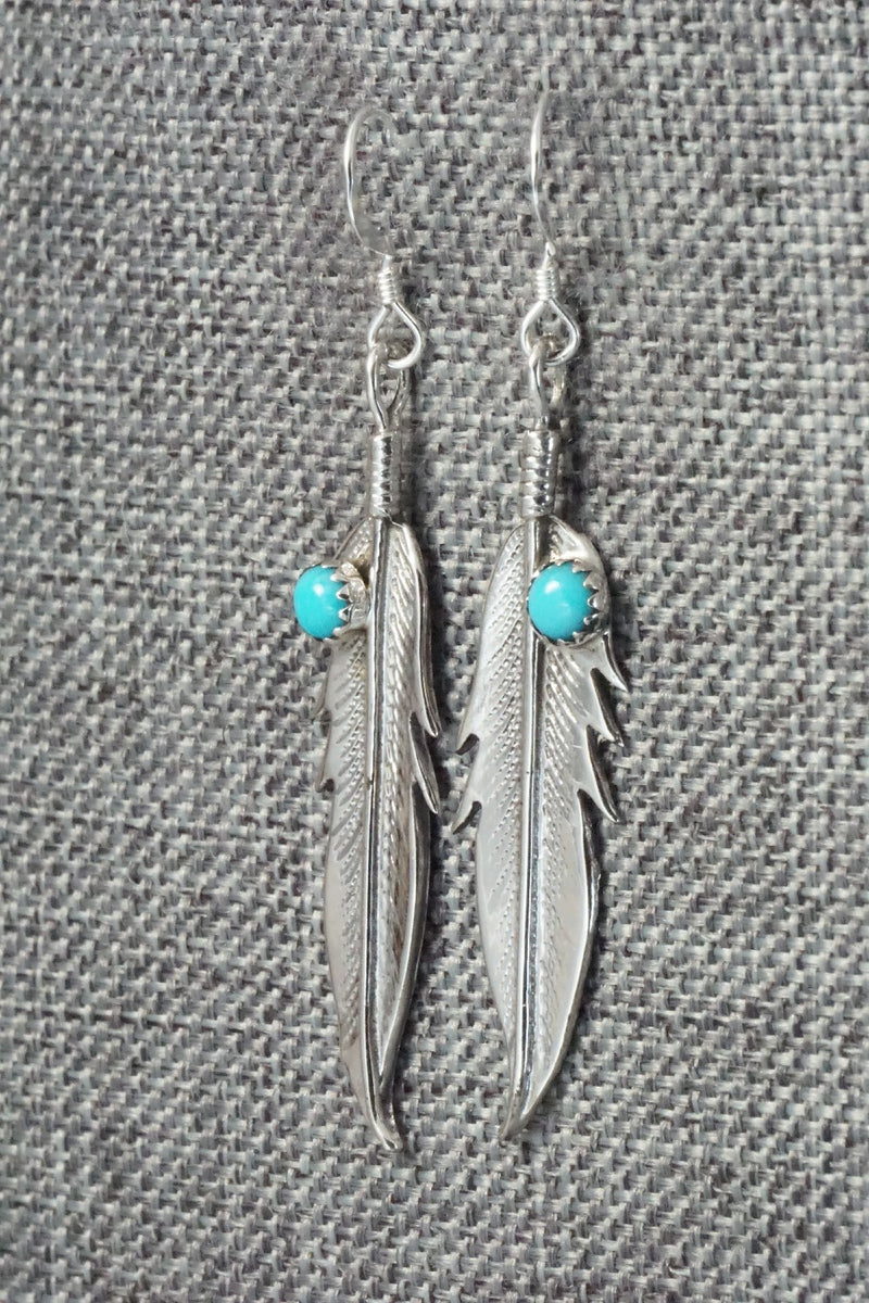 Turquoise & Sterling Silver Earrings - Rita Largo