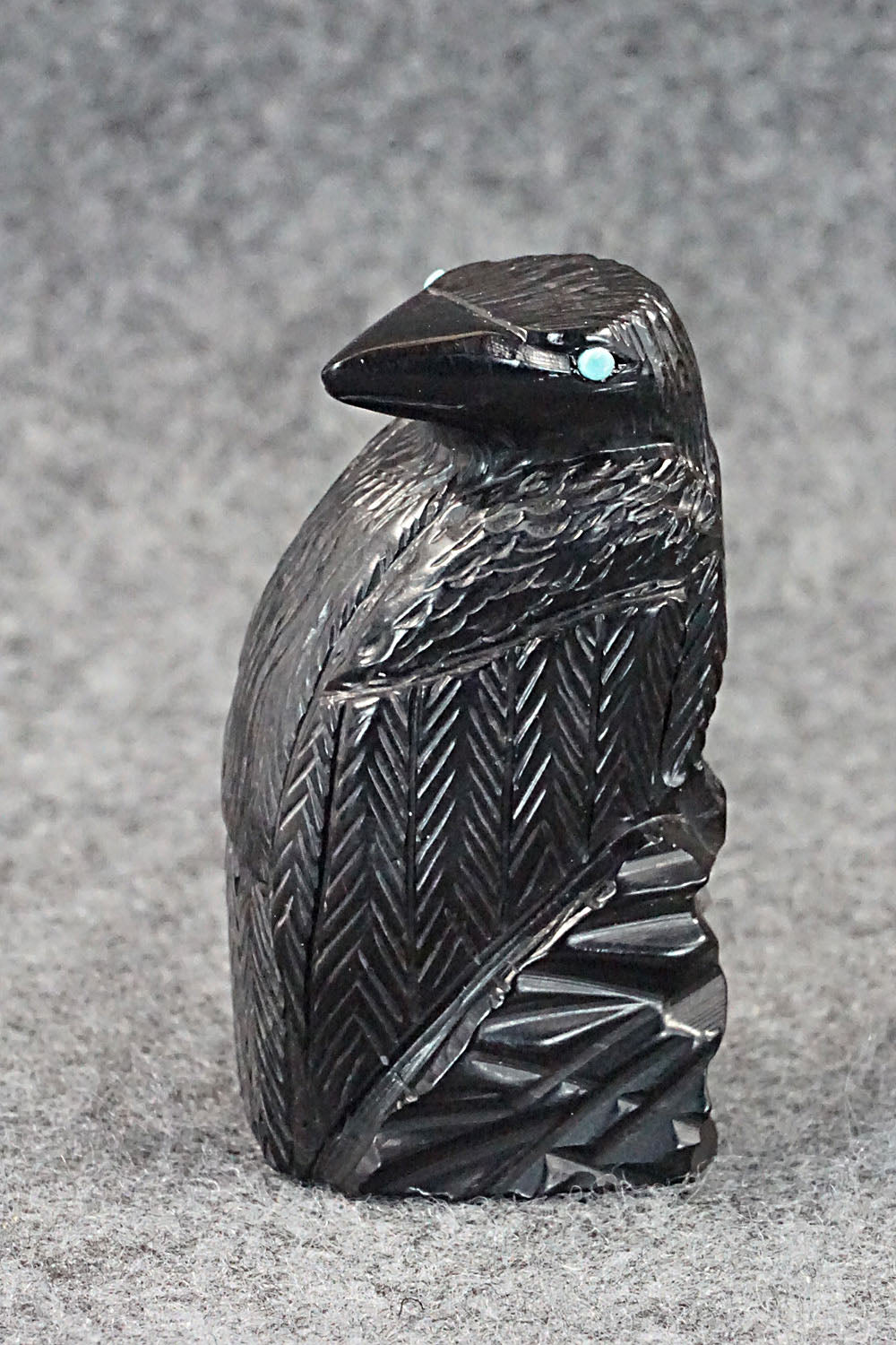 Crow Zuni Fetish Carving - Mike Tucson