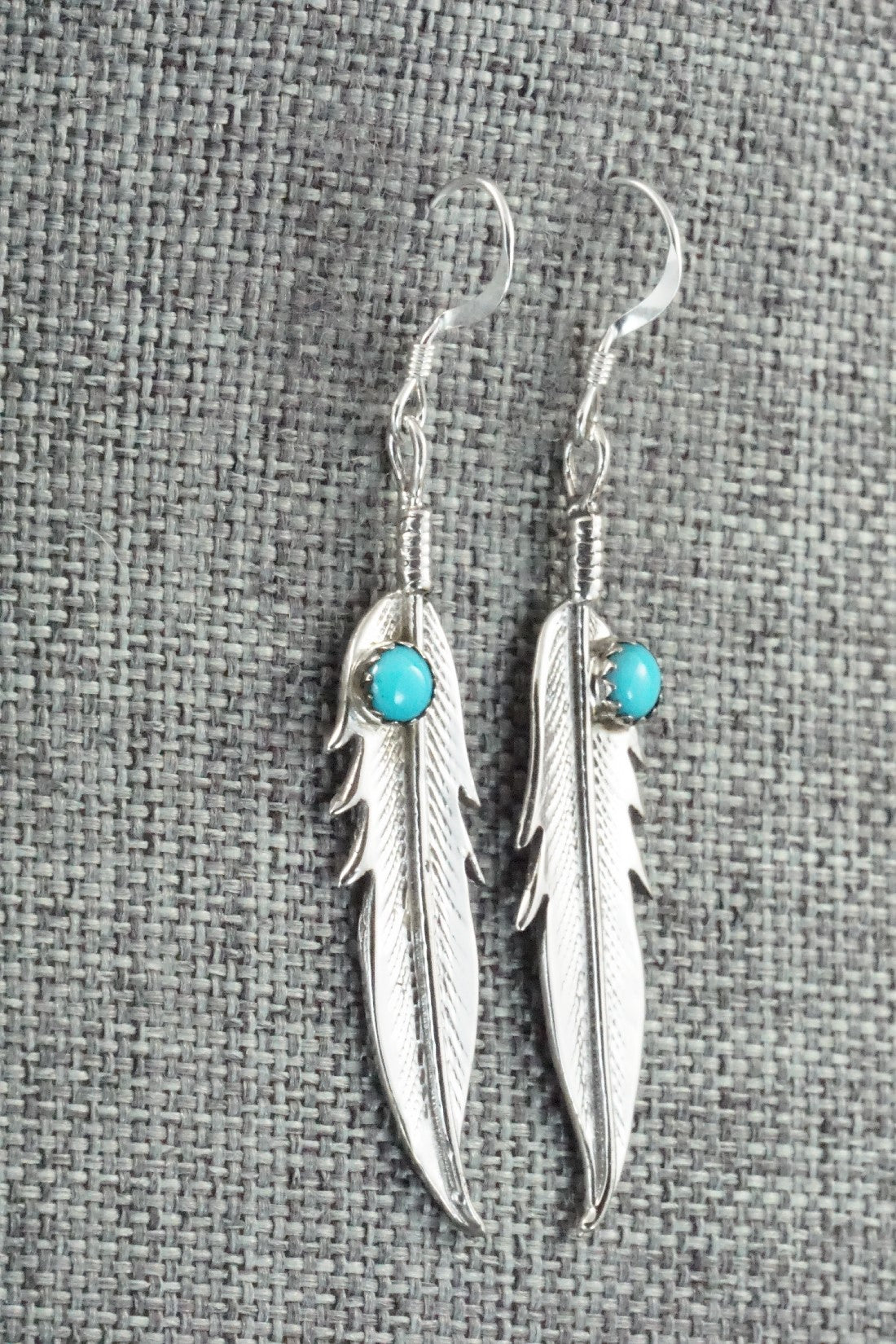 Turquoise & Sterling Silver Earrings - Rita Largo