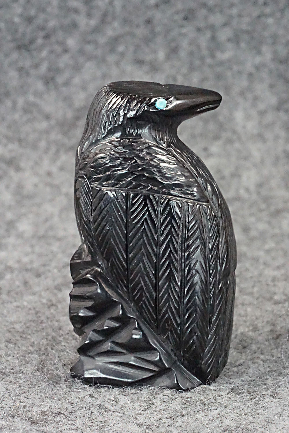 Crow Zuni Fetish Carving - Mike Tucson