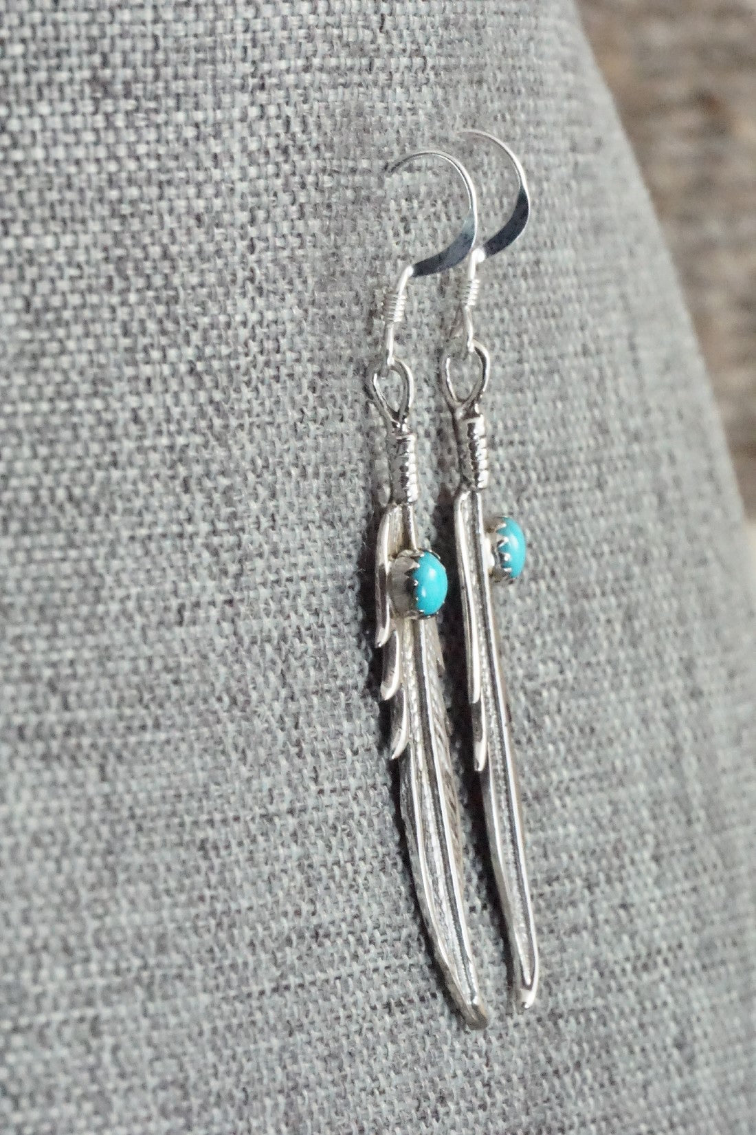 Turquoise & Sterling Silver Earrings - Rita Largo