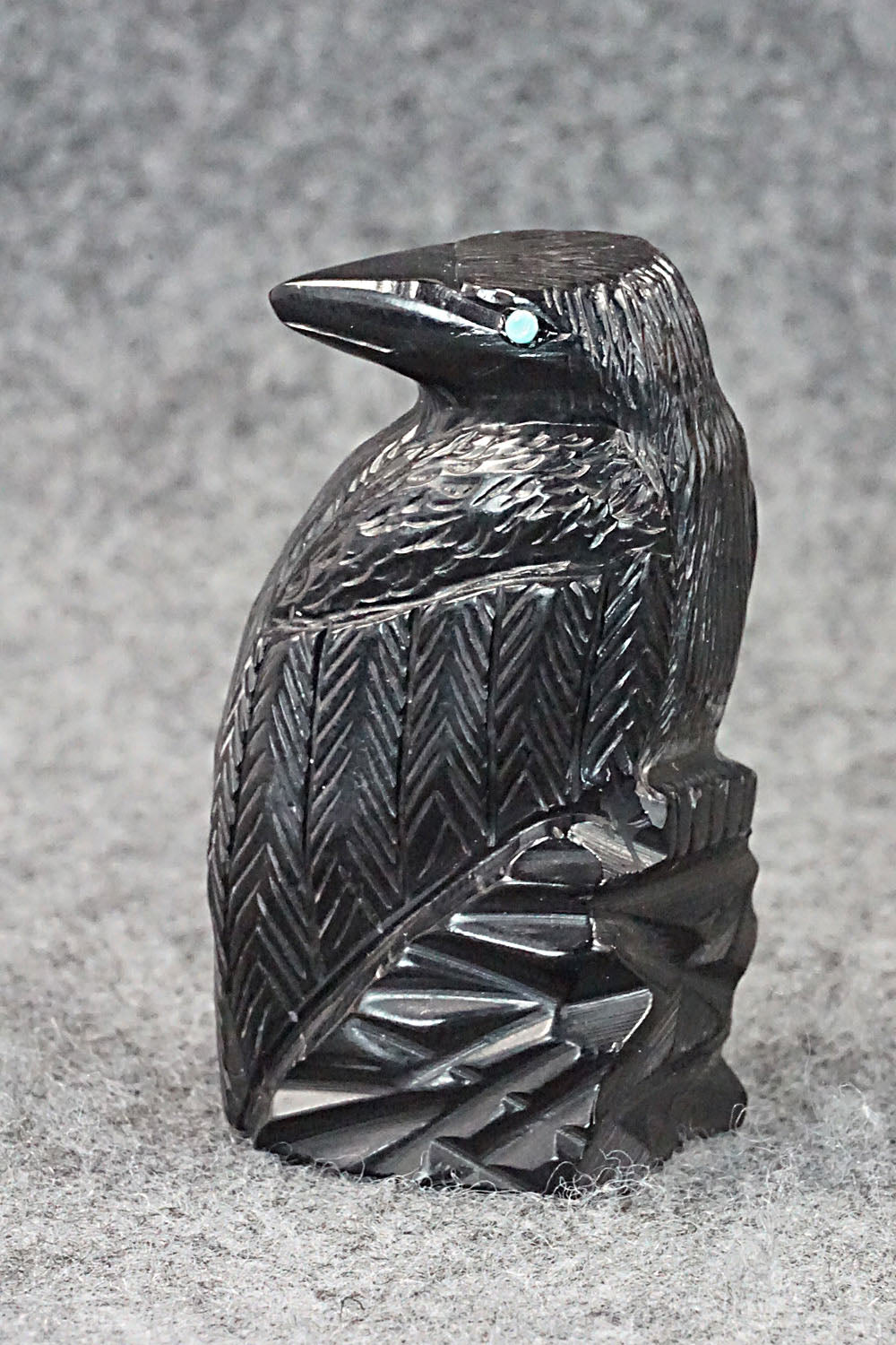 Crow Zuni Fetish Carving - Mike Tucson