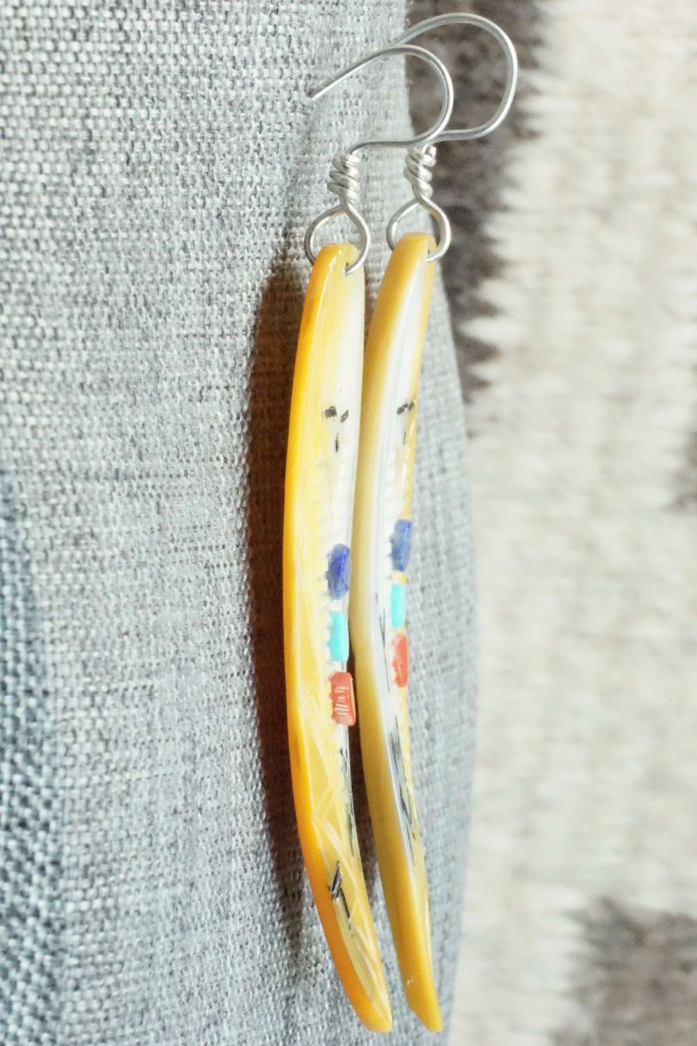 Multi Stone & Sterling Silver Earrings - Gloria Chattin