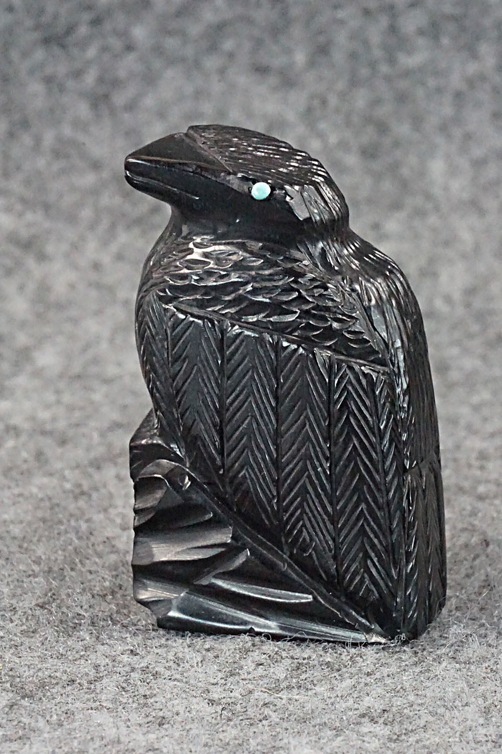 Crow Zuni Fetish Carving - Mike Tucson