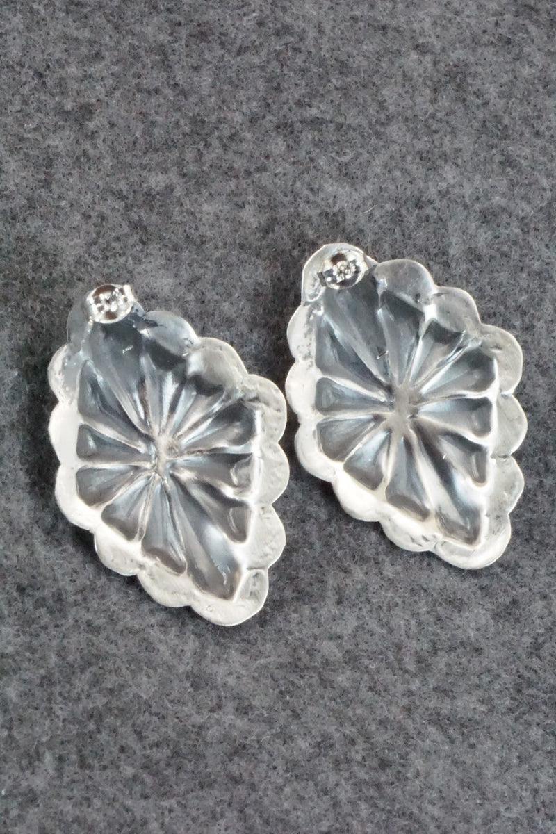 Turquoise & Sterling Silver Earrings - Rita Lee