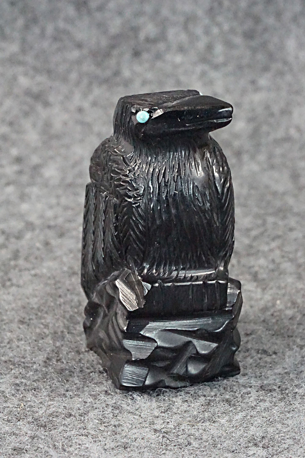 Crow Zuni Fetish Carving - Mike Tucson