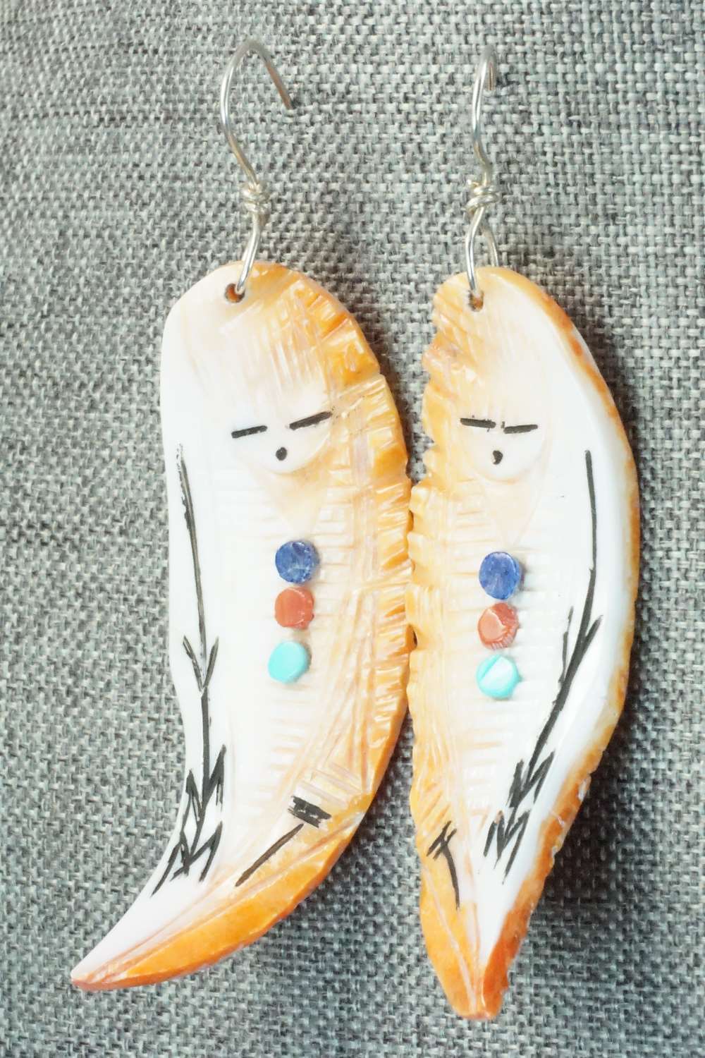 Multi Stone & Sterling Silver Earrings - Gloria Chattin
