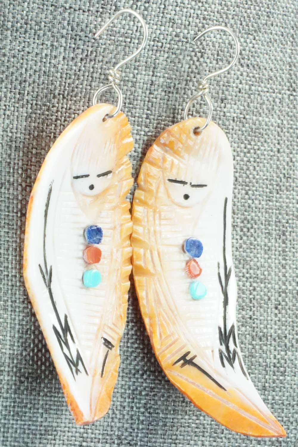 Multi Stone & Sterling Silver Earrings - Gloria Chattin
