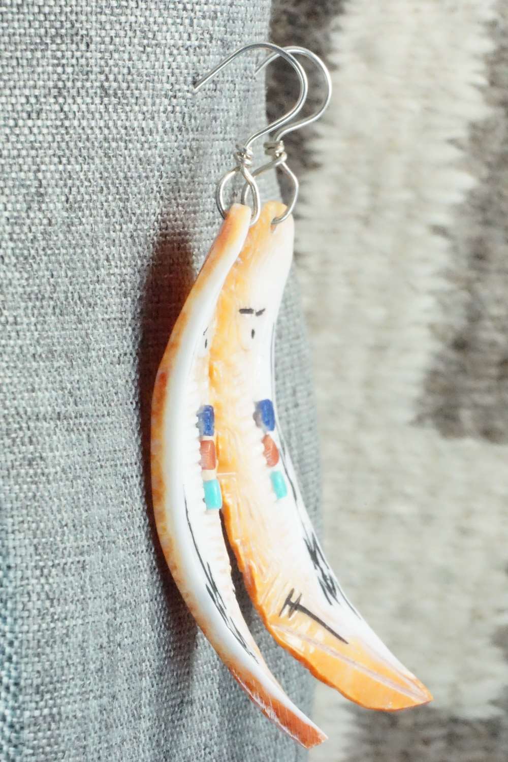 Multi Stone & Sterling Silver Earrings - Gloria Chattin