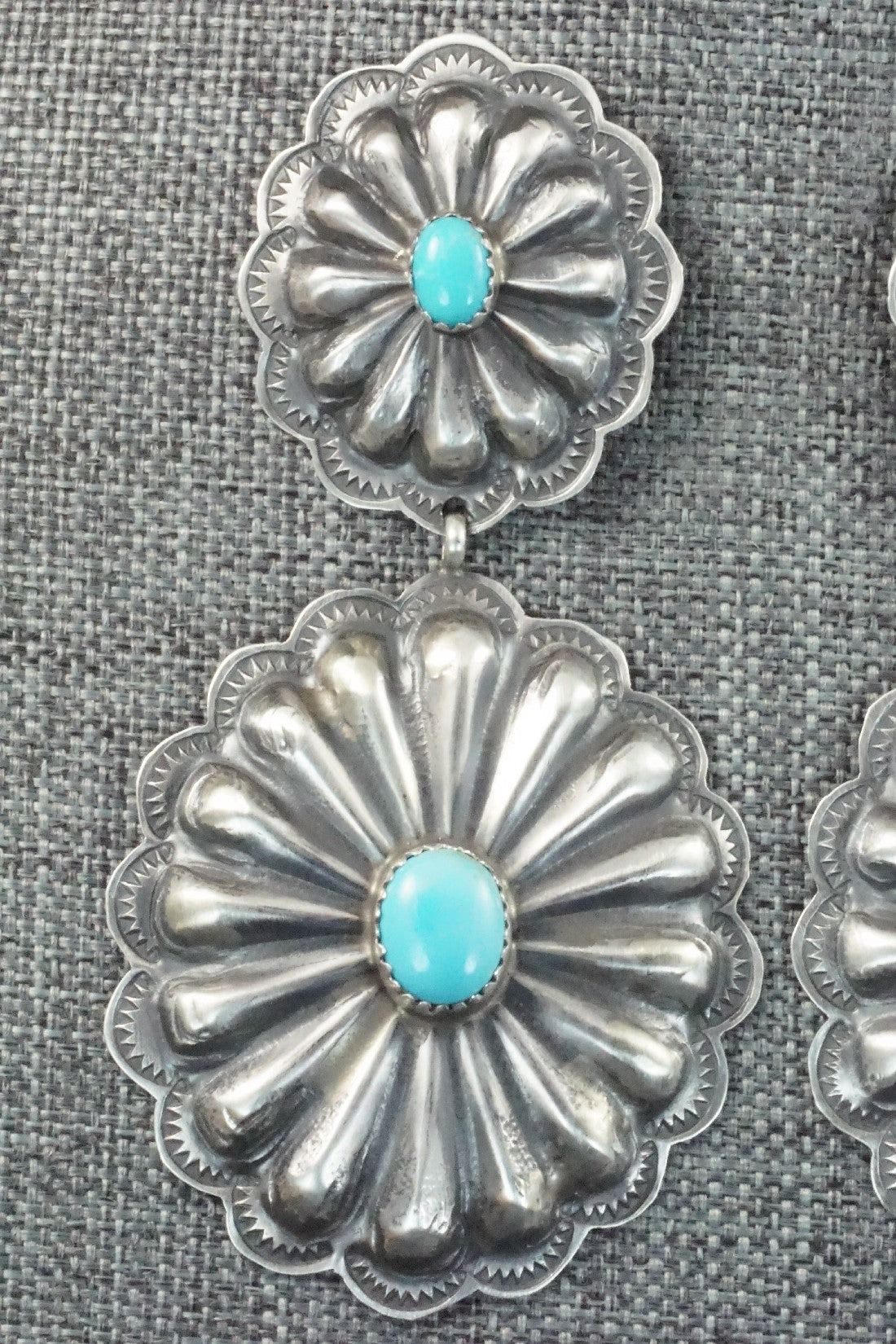 Turquoise & Sterling Silver Earrings - Rita Lee