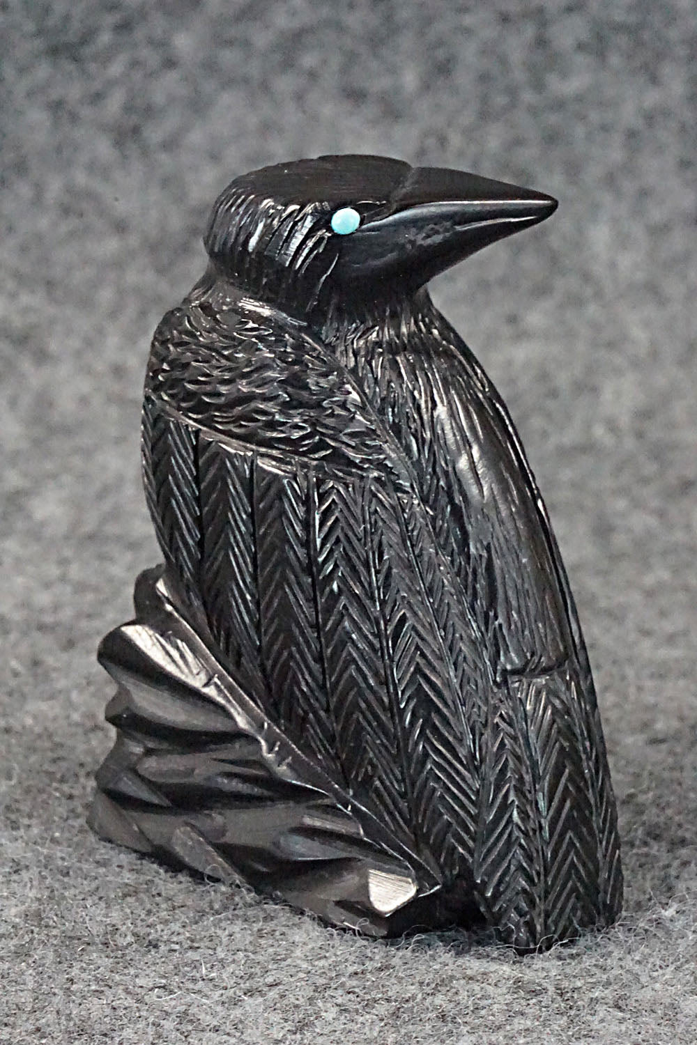Crow Zuni Fetish Carving - Mike Tucson