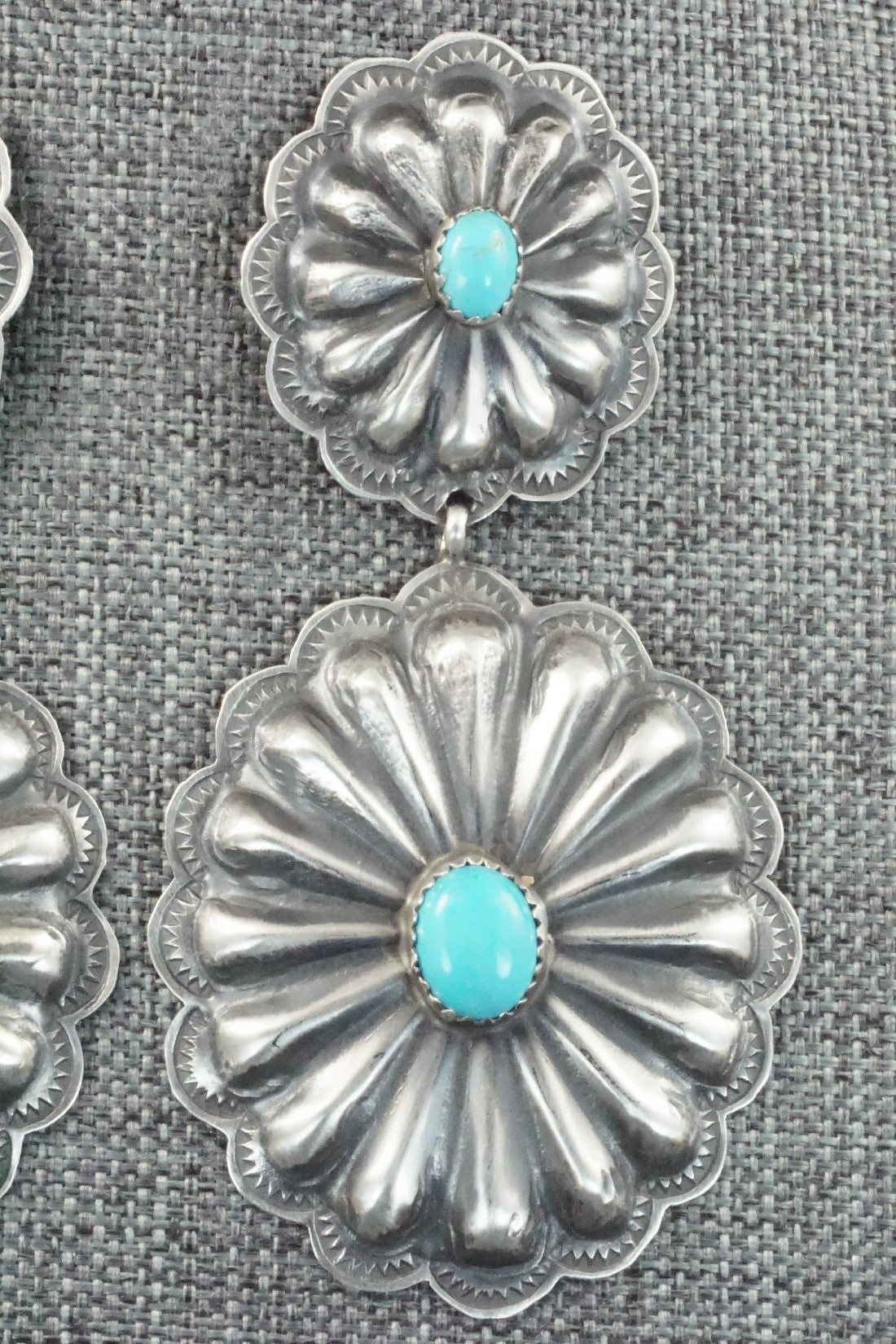 Turquoise & Sterling Silver Earrings - Rita Lee