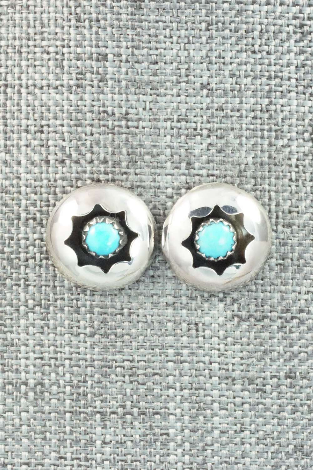 Turquoise & Sterling Silver Earrings - Annie Spencer