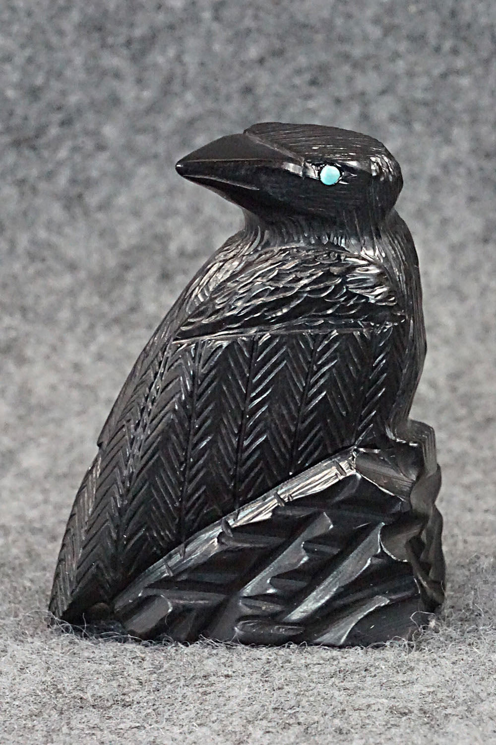 Crow Zuni Fetish Carving - Mike Tucson