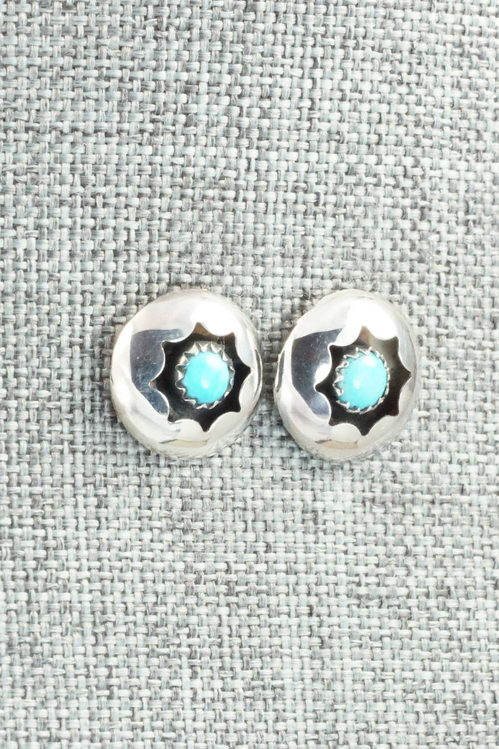 Turquoise & Sterling Silver Earrings - Annie Spencer
