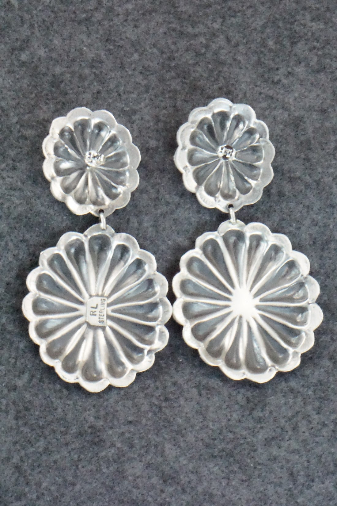 Turquoise & Sterling Silver Earrings - Rita Lee