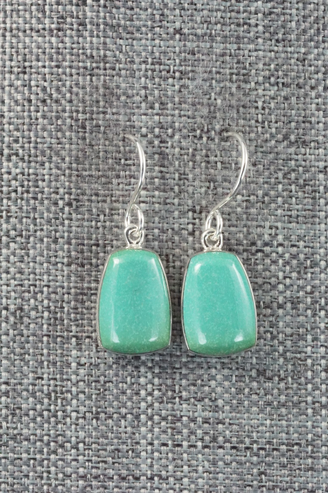 Turquoise & Sterling Silver Earrings - Evelyn Abeita