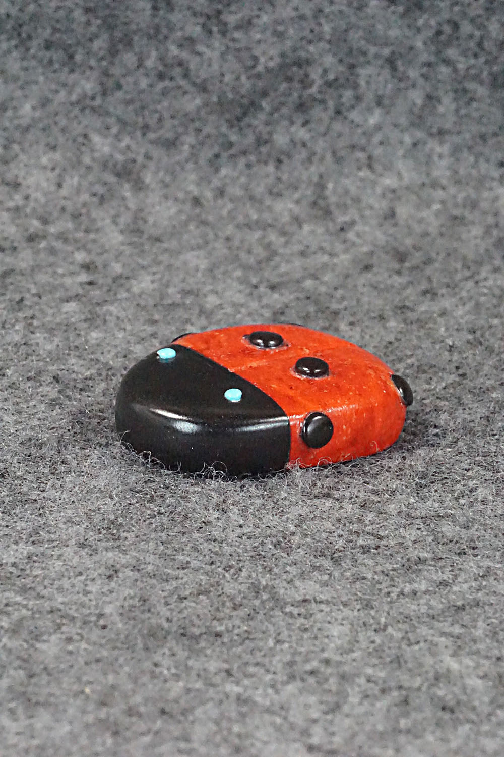 Lady Bug Zuni Fetish Carving - Reynold Lunasee