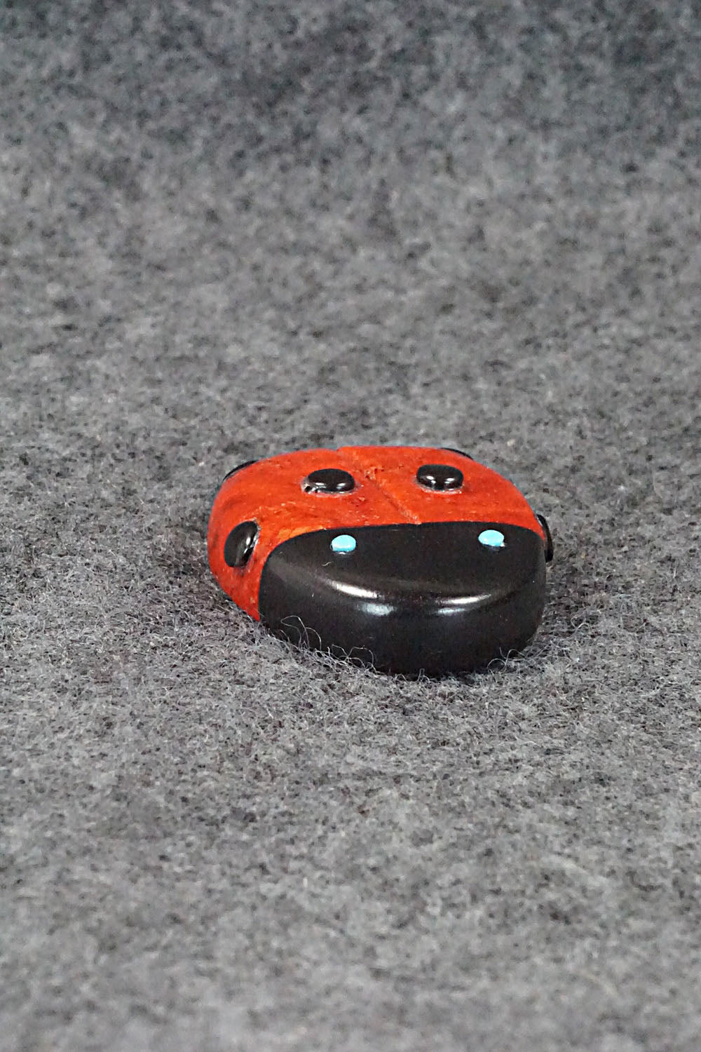 Lady Bug Zuni Fetish Carving - Reynold Lunasee