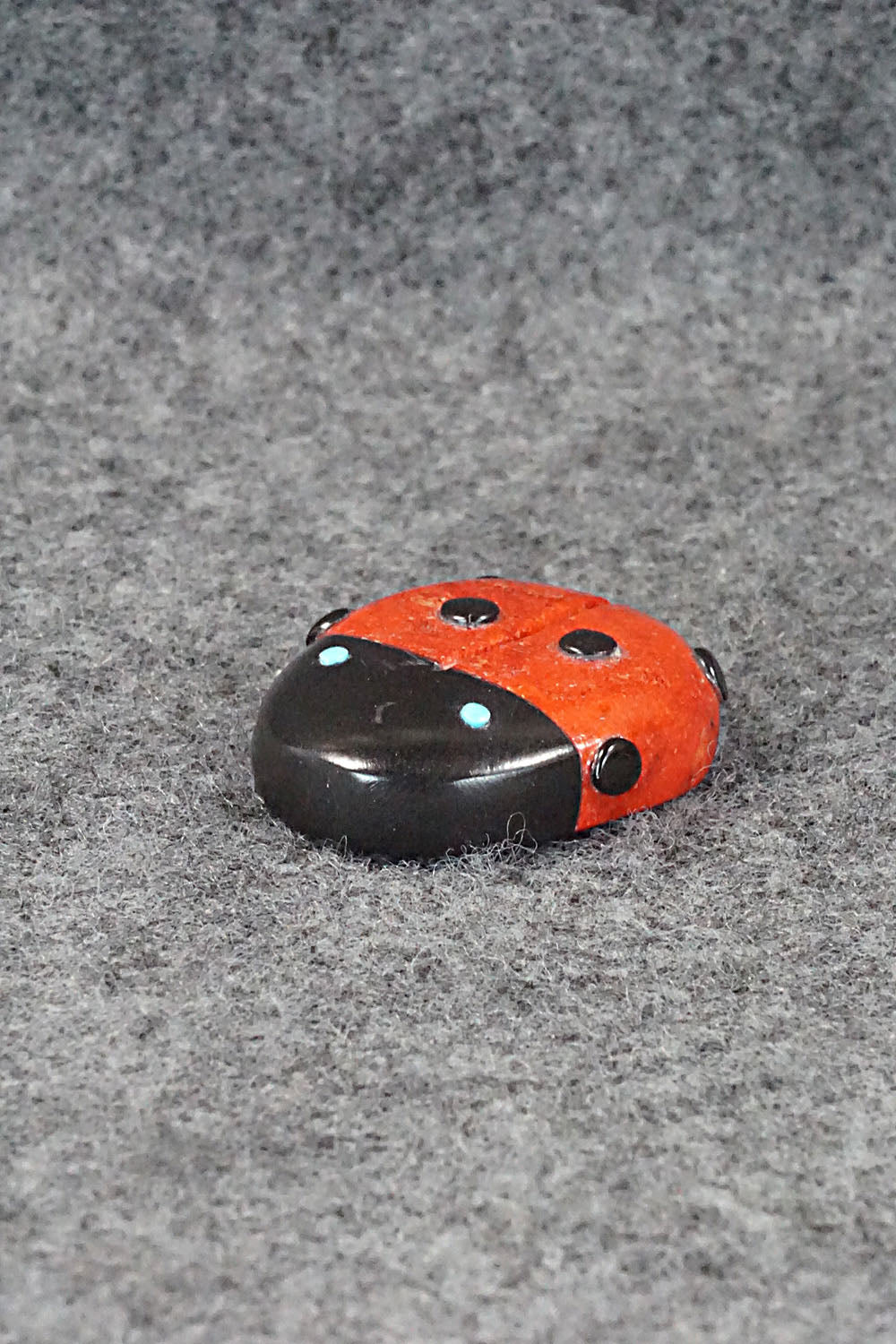 Lady Bug Zuni Fetish Carving - Reynold Lunasee