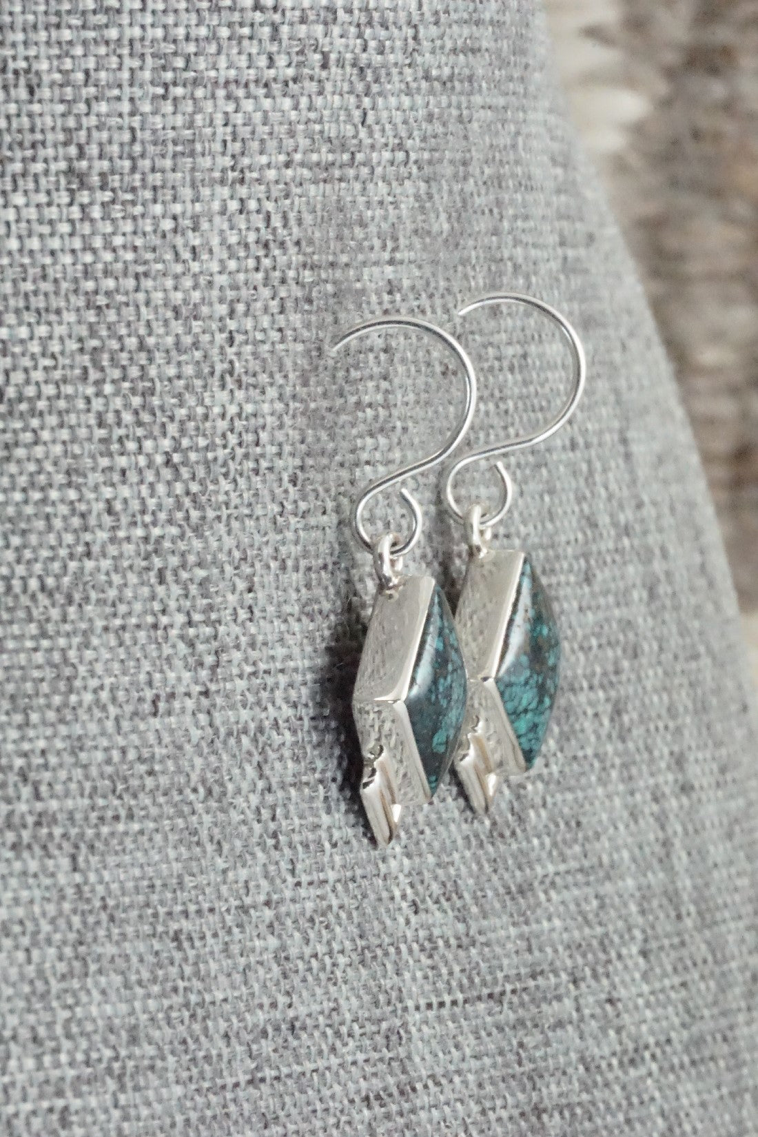 Turquoise & Sterling Silver Earrings - Cathy Webster