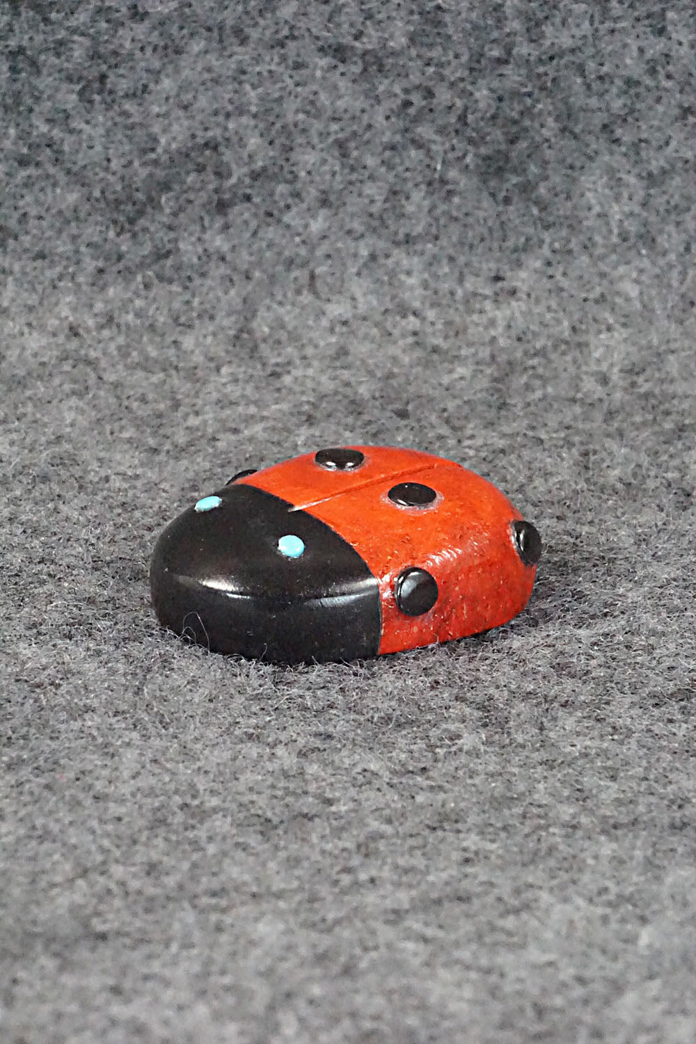 Lady Bug Zuni Fetish Carving - Reynold Lunasee