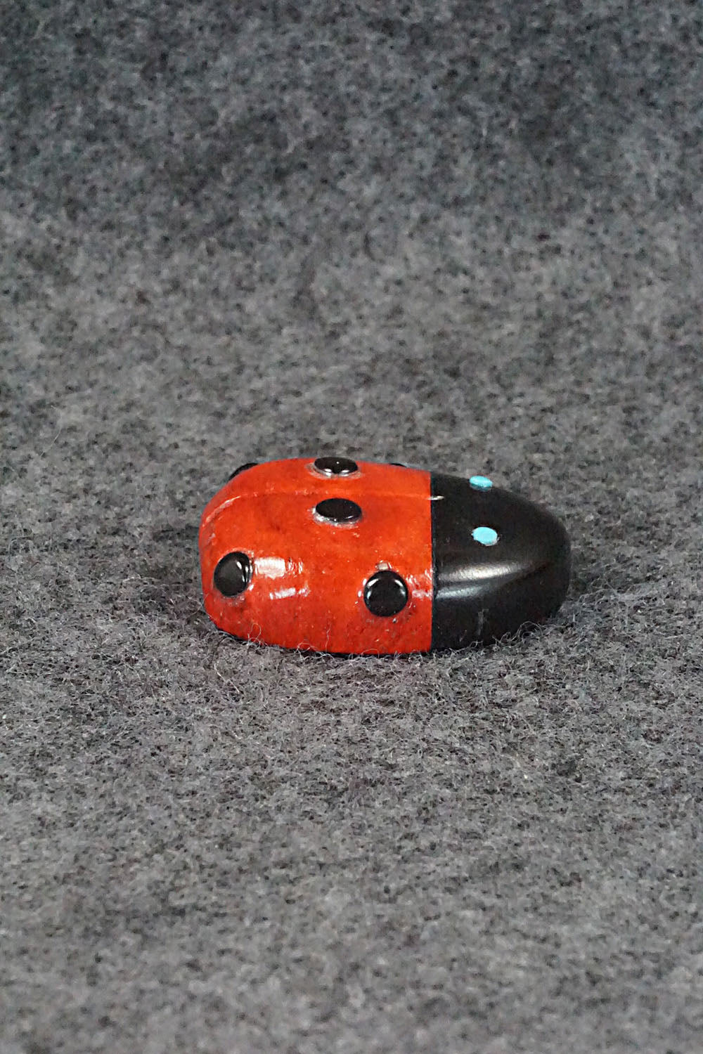 Lady Bug Zuni Fetish Carving - Reynold Lunasee
