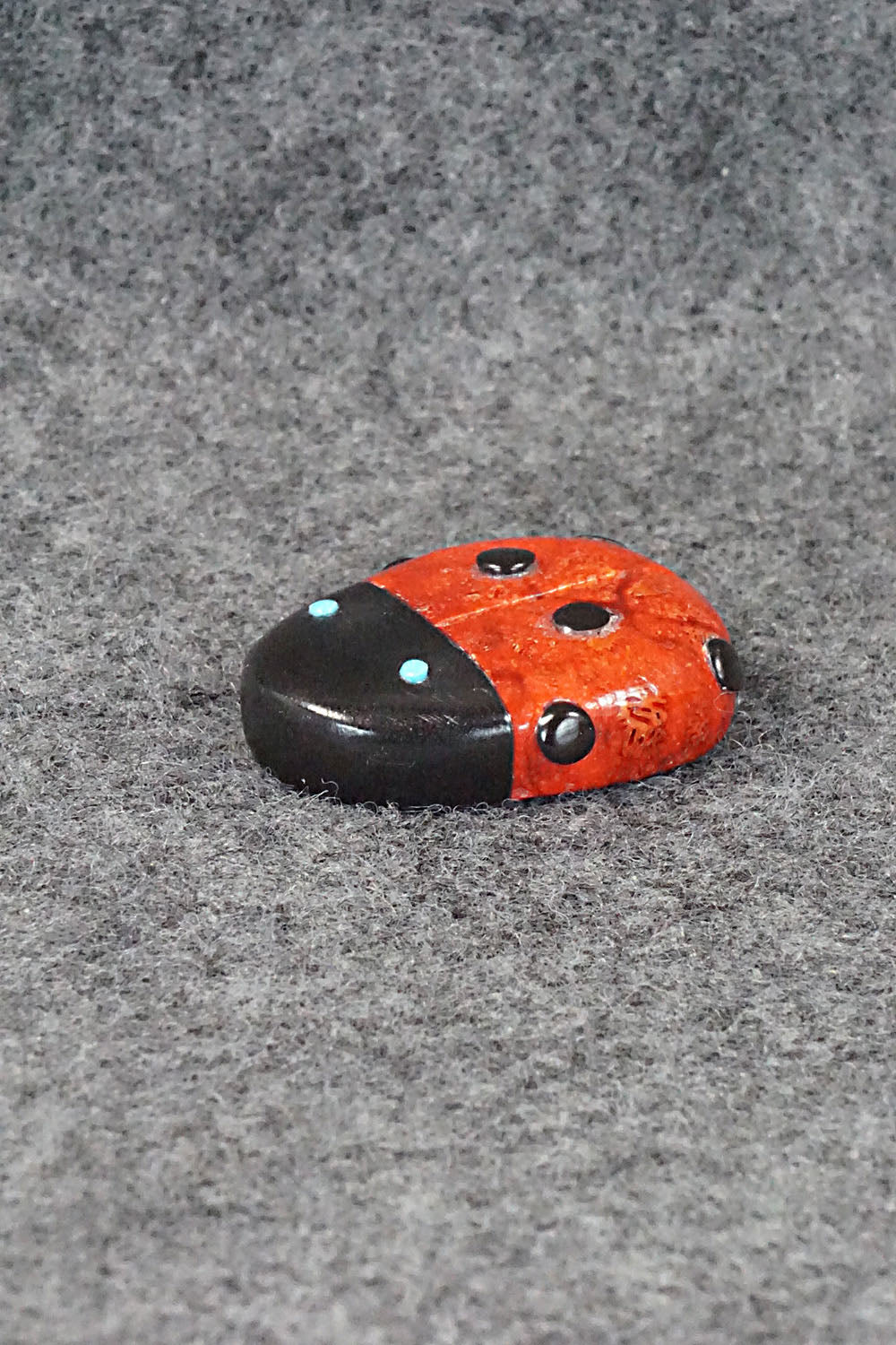 Lady Bug Zuni Fetish Carving - Reynold Lunasee