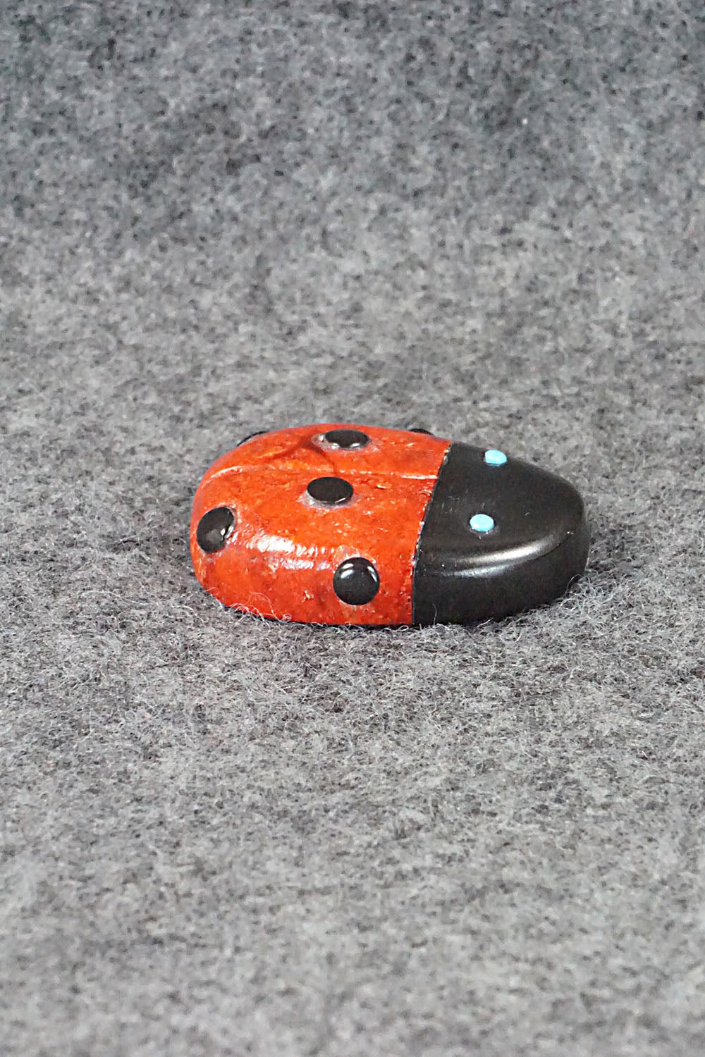 Lady Bug Zuni Fetish Carving - Reynold Lunasee