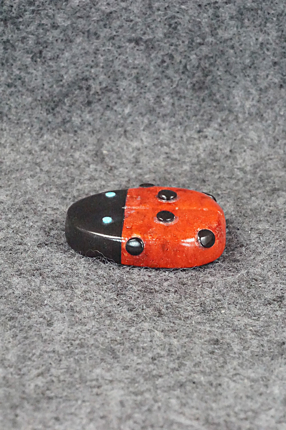 Lady Bug Zuni Fetish Carving - Reynold Lunasee