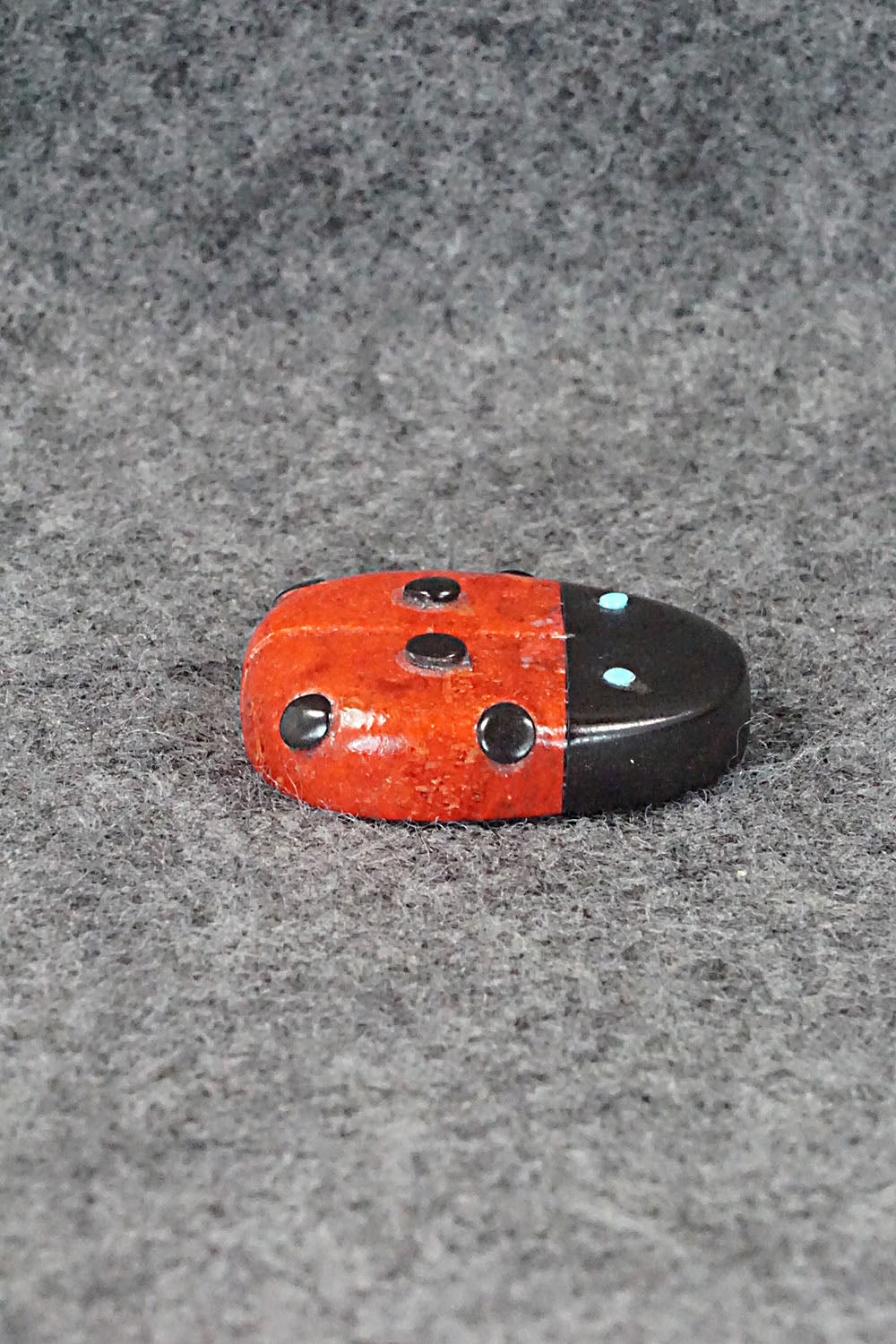 Lady Bug Zuni Fetish Carving - Reynold Lunasee