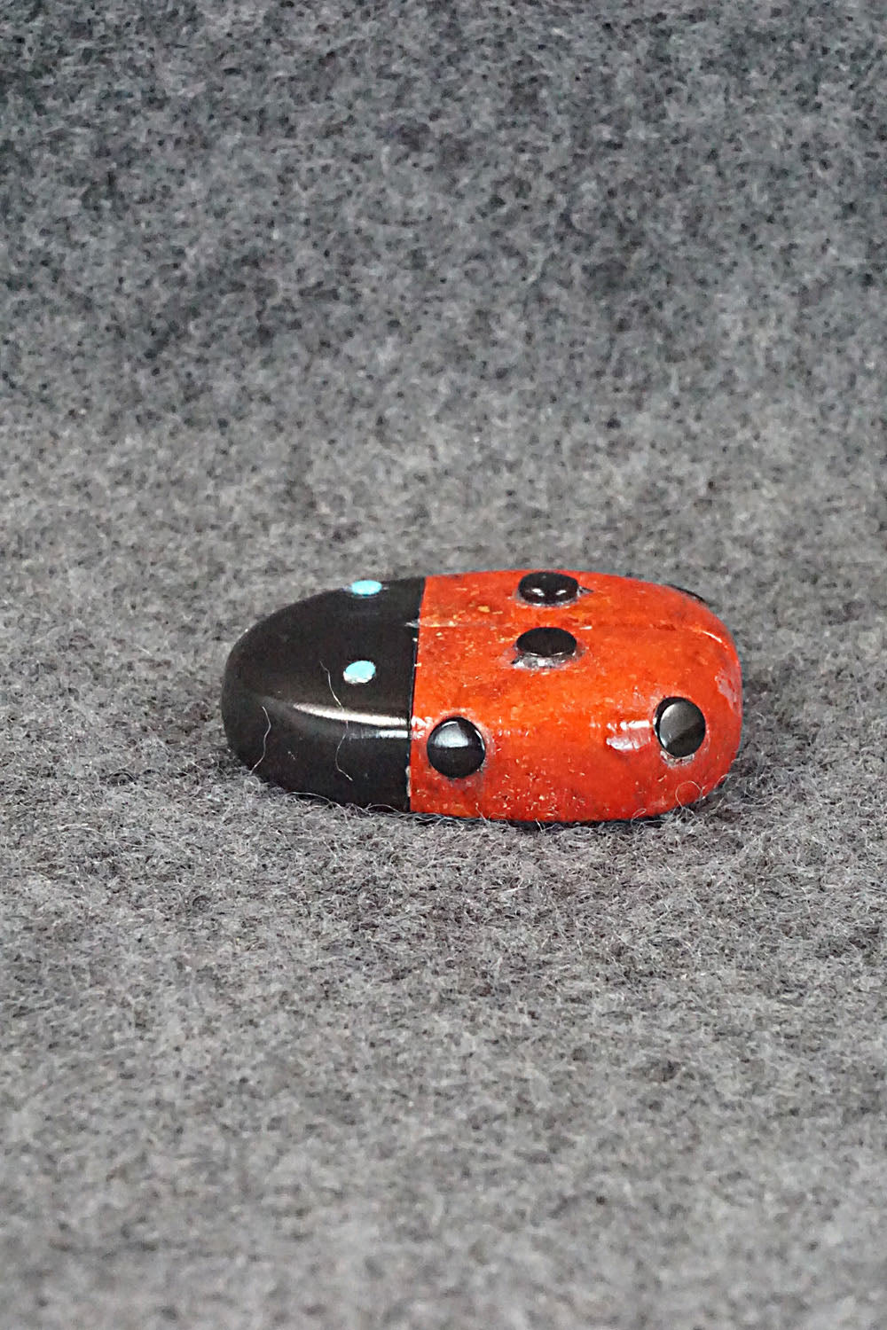 Lady Bug Zuni Fetish Carving - Reynold Lunasee