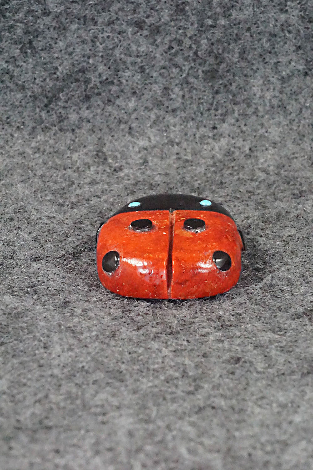 Lady Bug Zuni Fetish Carving - Reynold Lunasee