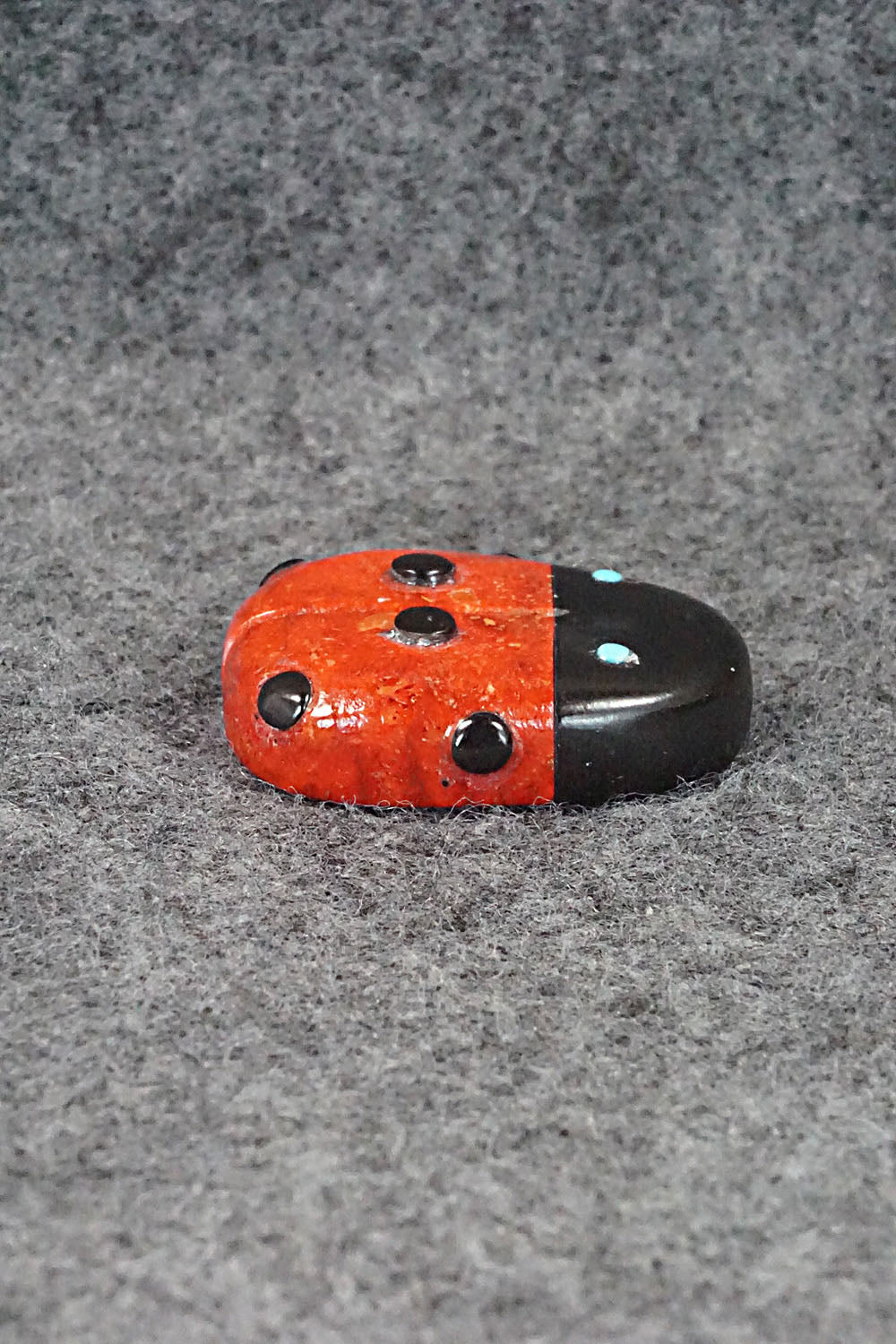 Lady Bug Zuni Fetish Carving - Reynold Lunasee