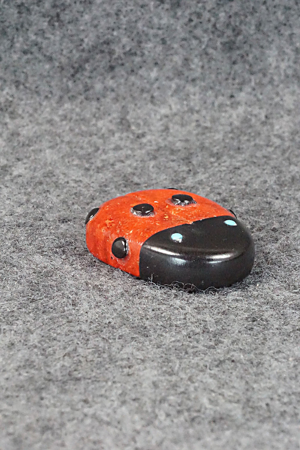 Lady Bug Zuni Fetish Carving - Reynold Lunasee