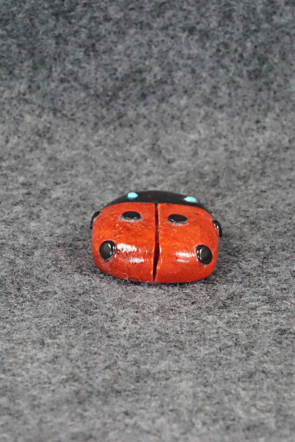 Lady Bug Zuni Fetish Carving - Reynold Lunasee