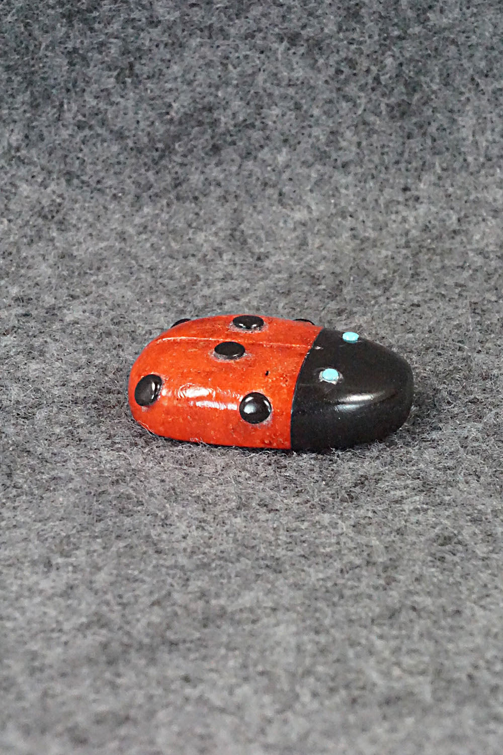 Lady Bug Zuni Fetish Carving - Reynold Lunasee