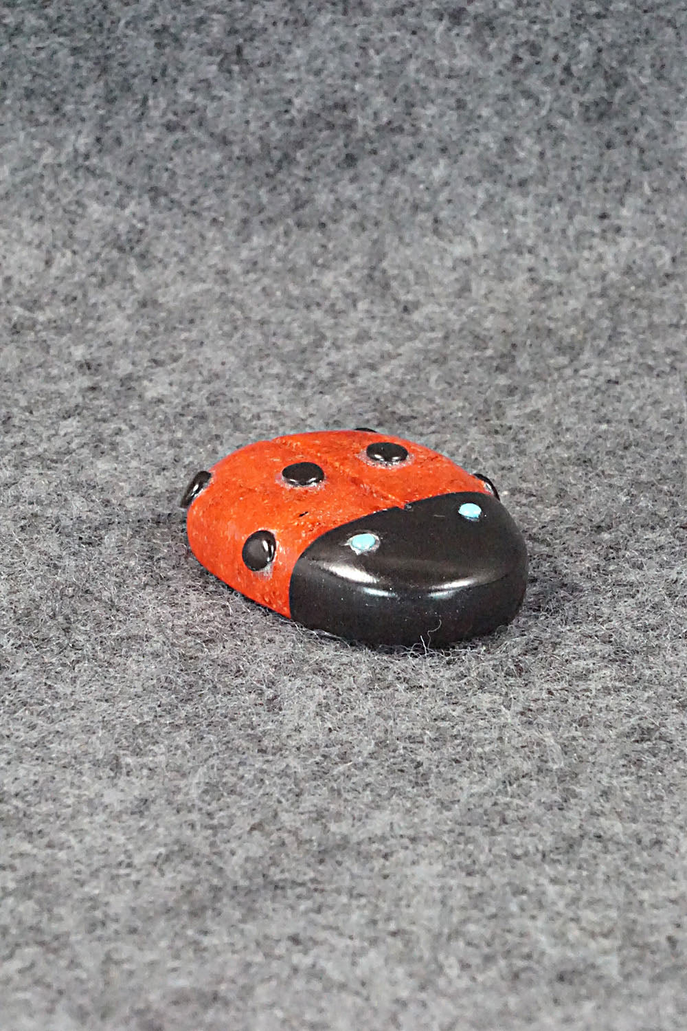 Lady Bug Zuni Fetish Carving - Reynold Lunasee