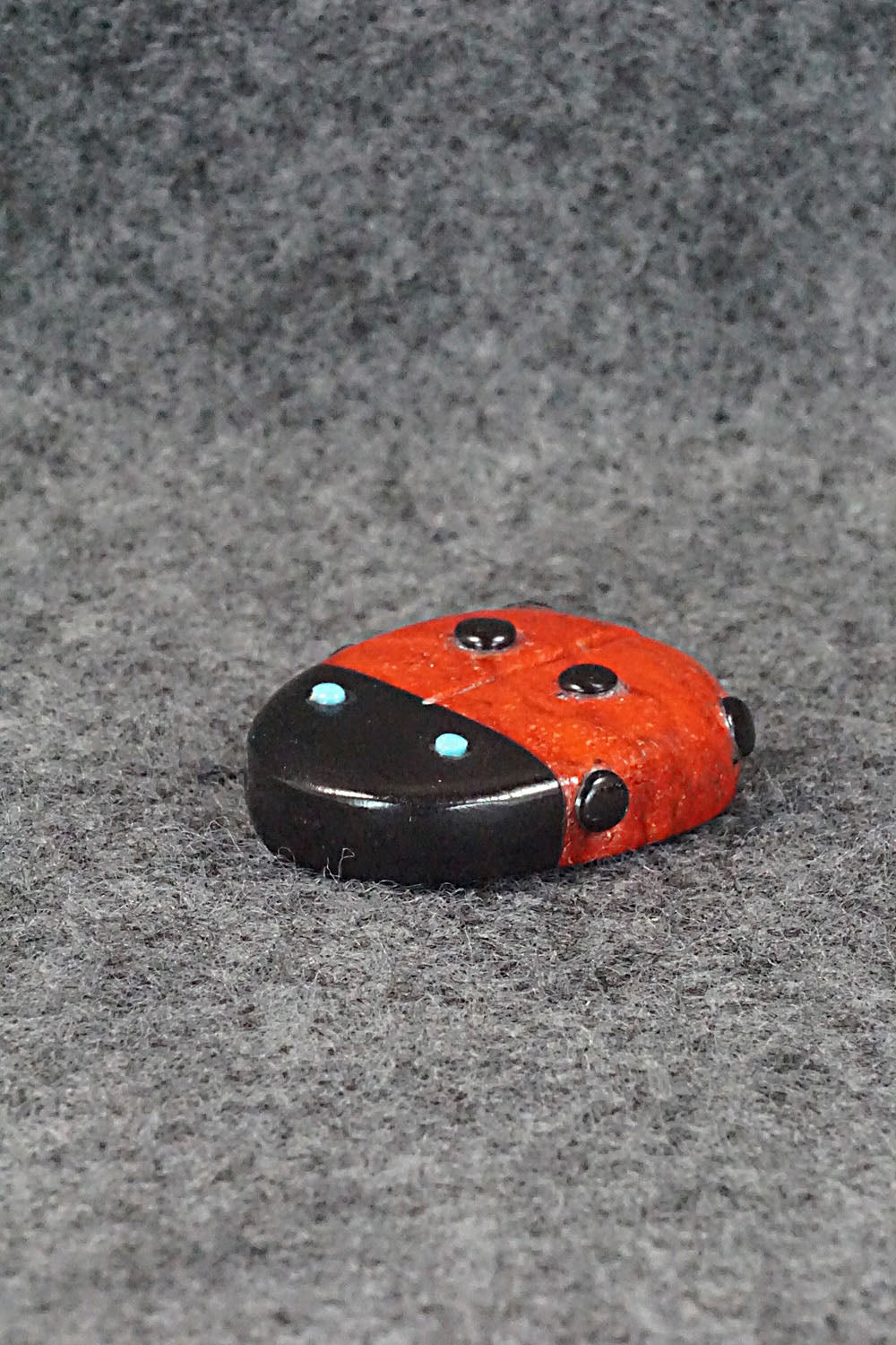 Lady Bug Zuni Fetish Carving - Reynold Lunasee