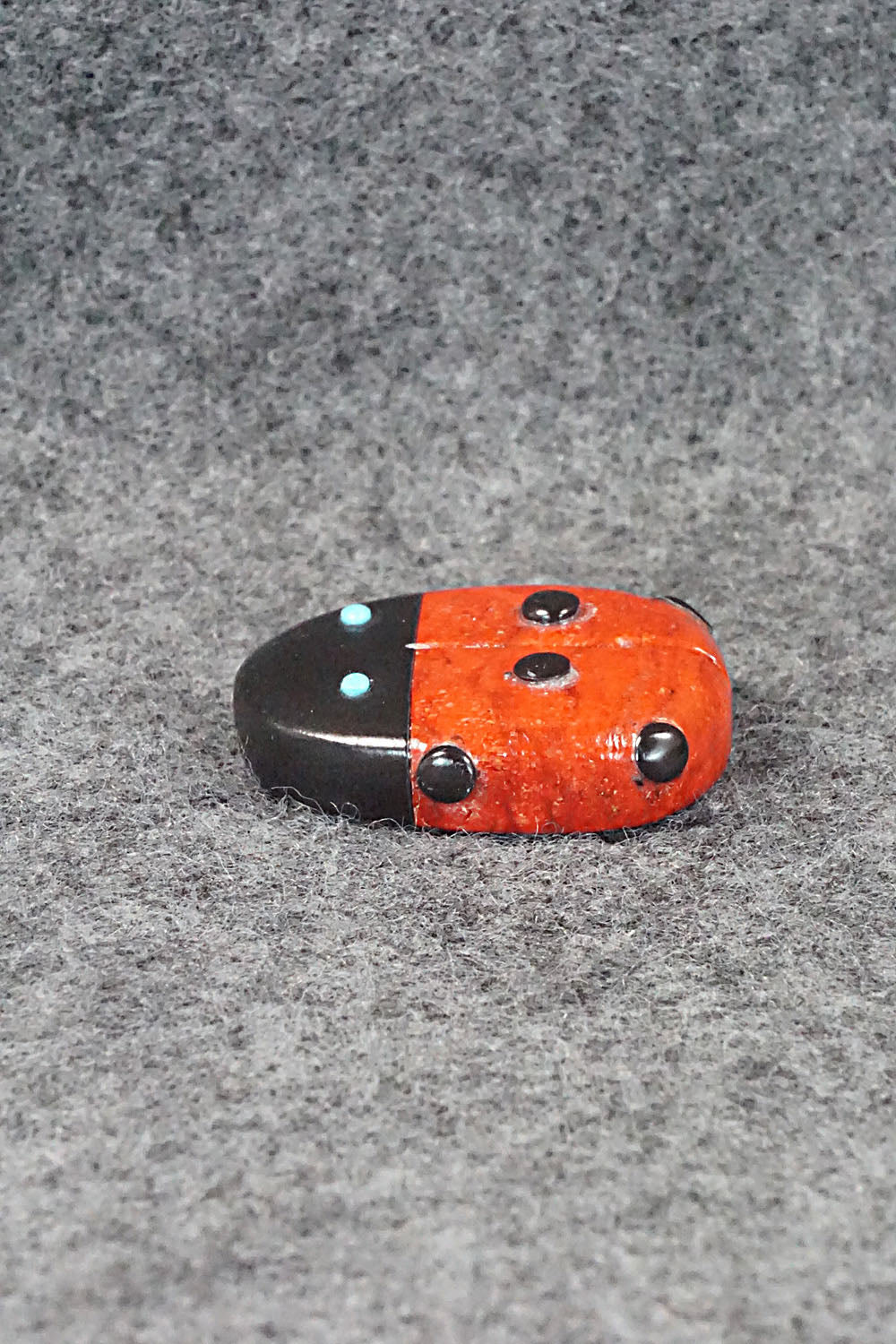 Lady Bug Zuni Fetish Carving - Reynold Lunasee