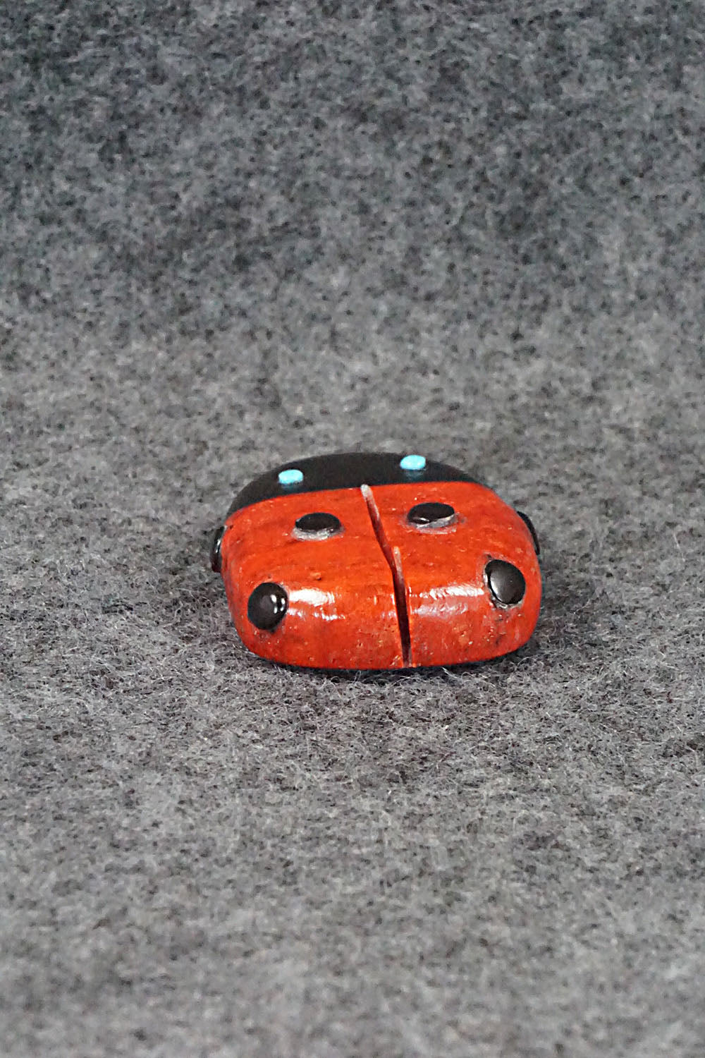 Lady Bug Zuni Fetish Carving - Reynold Lunasee