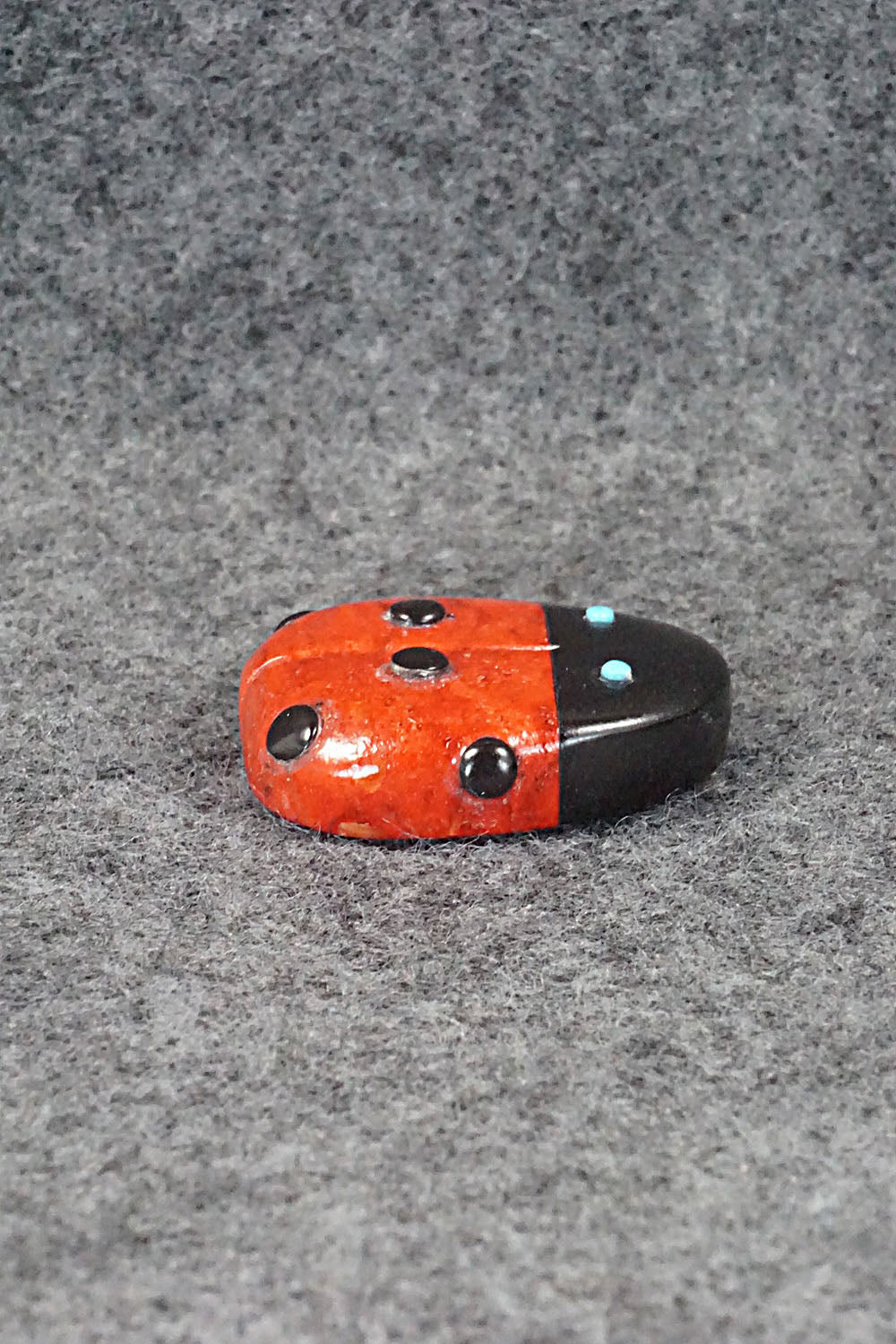 Lady Bug Zuni Fetish Carving - Reynold Lunasee