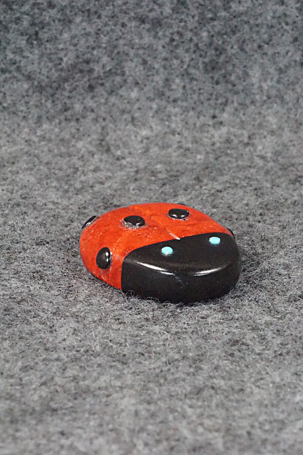 Lady Bug Zuni Fetish Carving - Reynold Lunasee