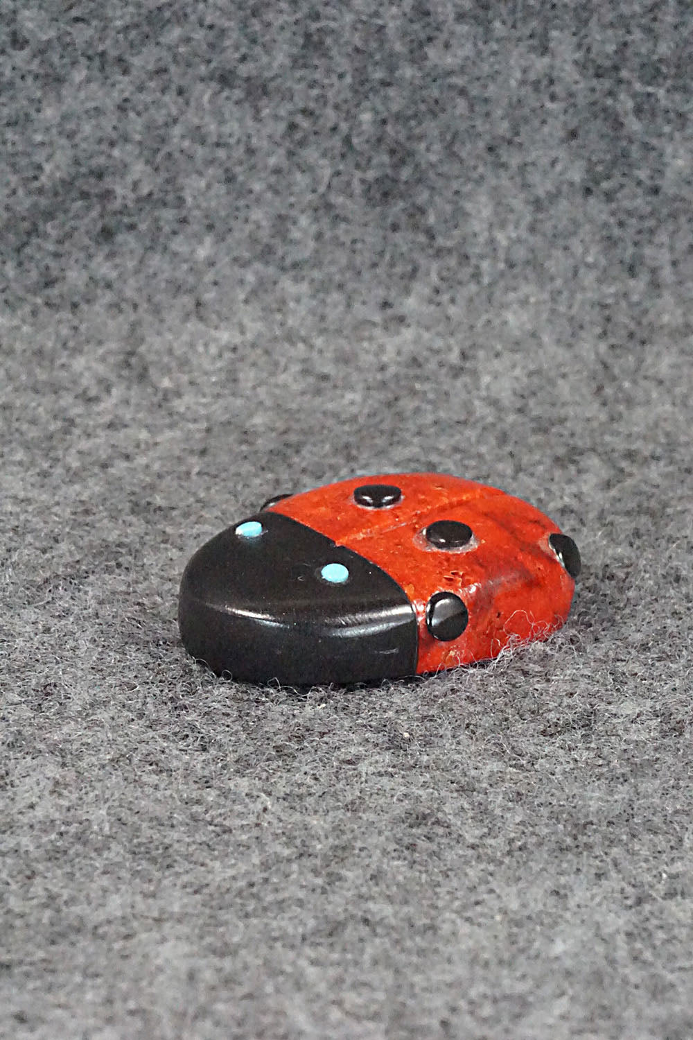 Lady Bug Zuni Fetish Carving - Reynold Lunasee