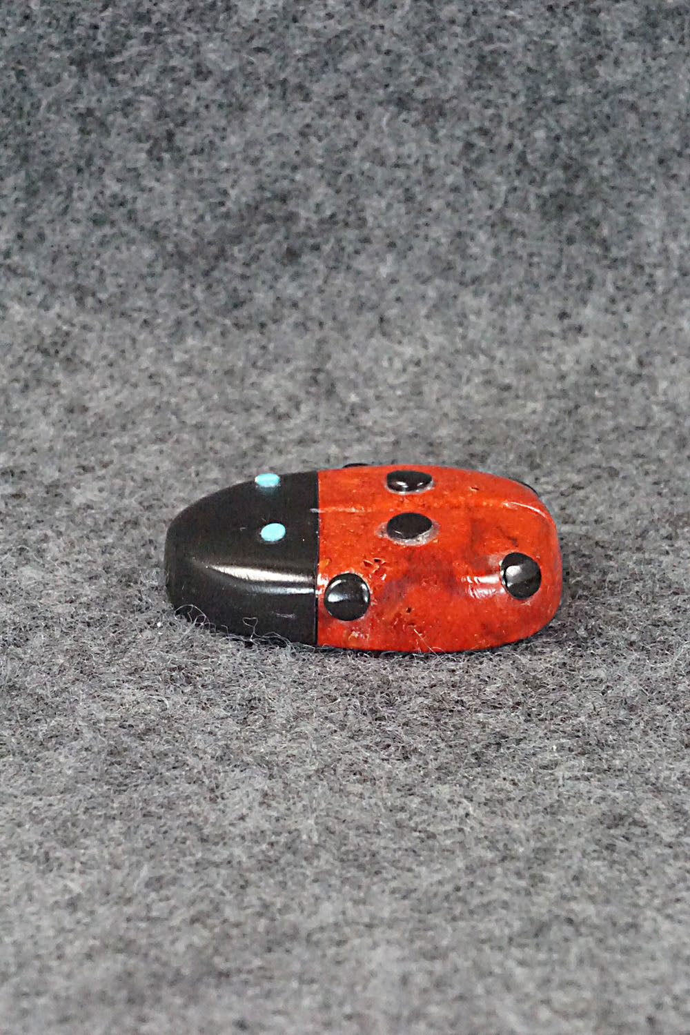 Lady Bug Zuni Fetish Carving - Reynold Lunasee