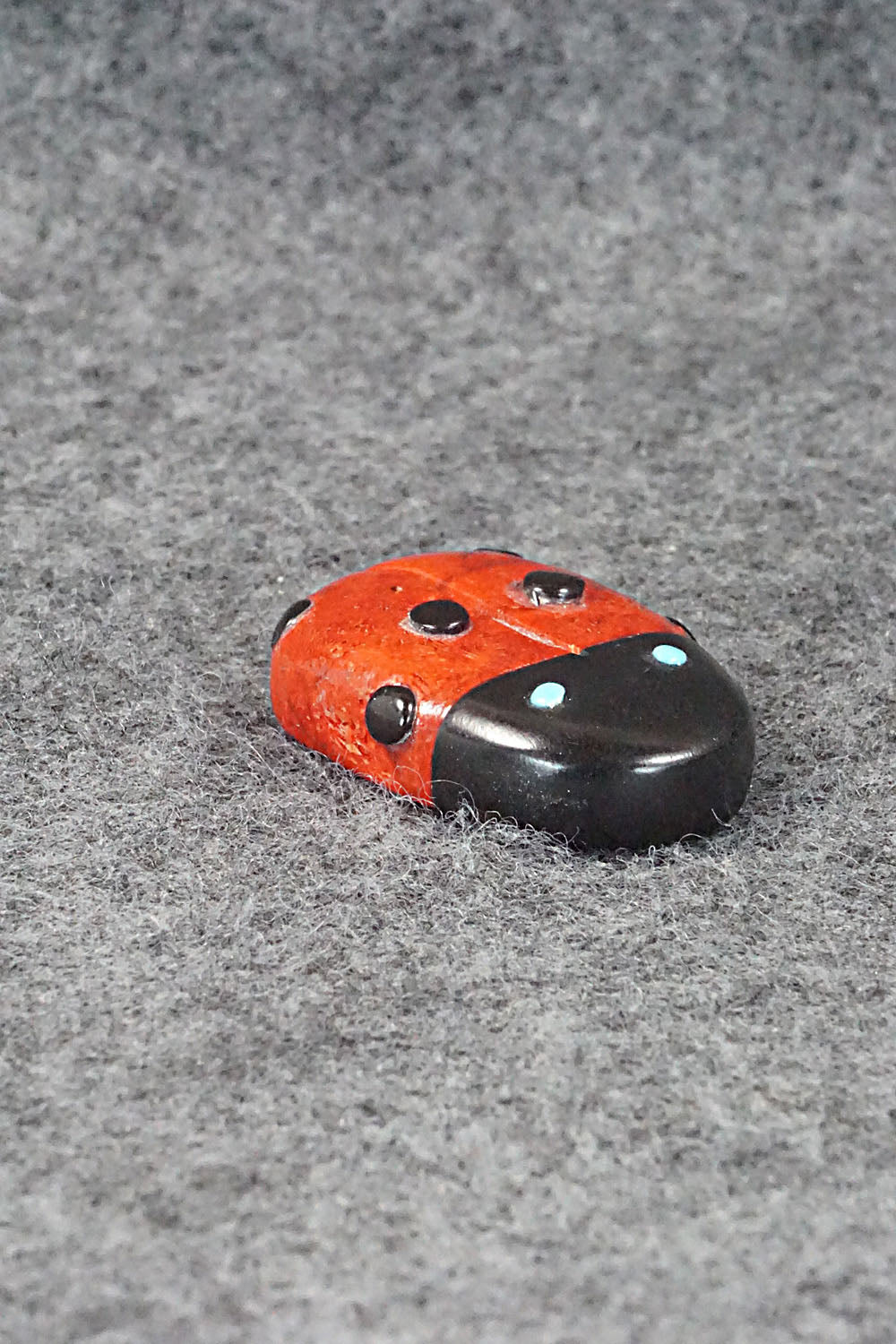Lady Bug Zuni Fetish Carving - Reynold Lunasee