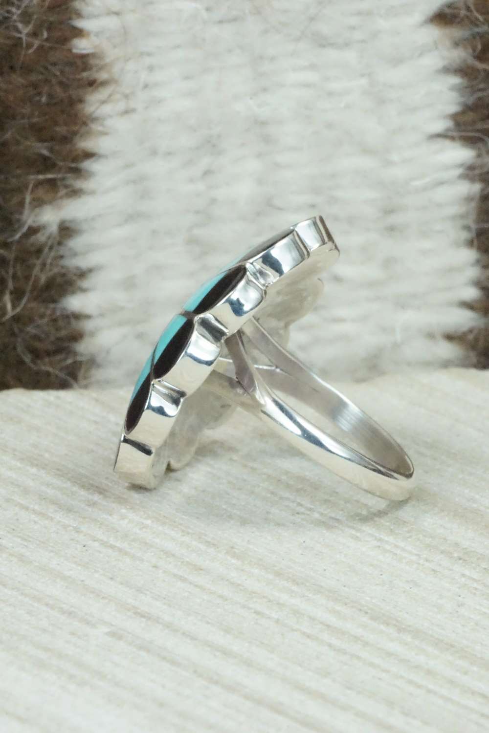 Multi Stone & Sterling Silver Ring - Denise Siutza - Size 6