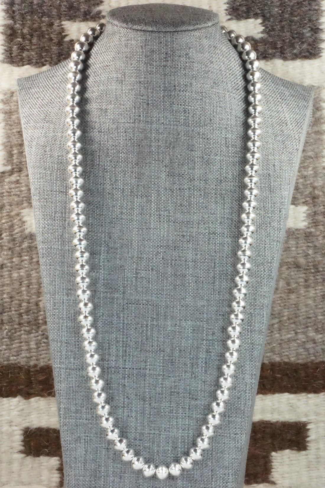 Sterling Silver Navajo Pearl Necklace - Tonisha Haley