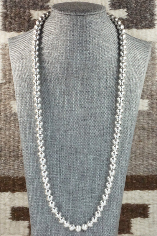 Sterling Silver Navajo Pearl Necklace - Tonisha Haley